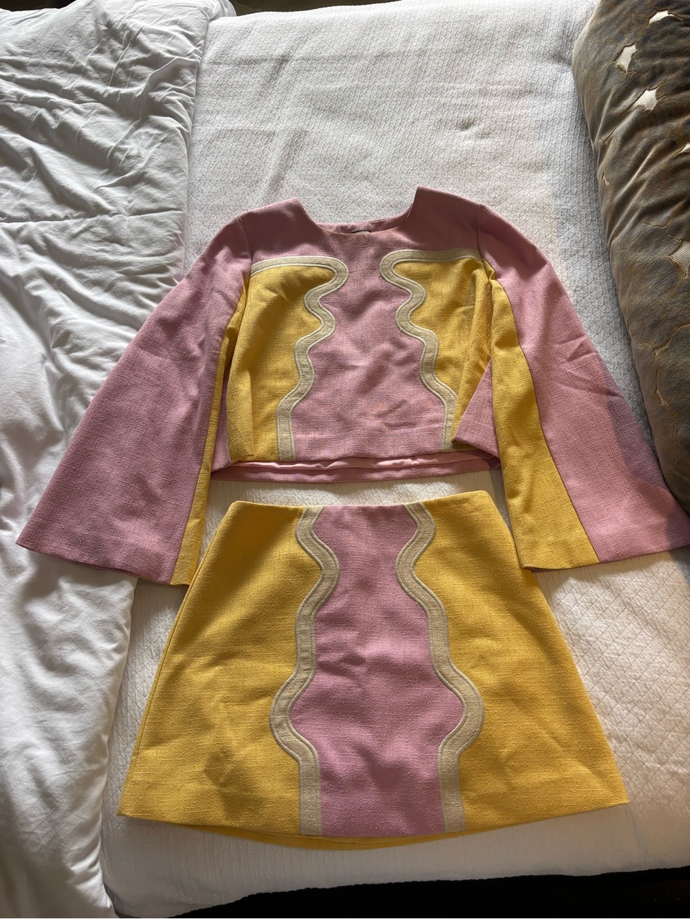 Tuckernuck Two-Piece Pink & Yellow Costume Set